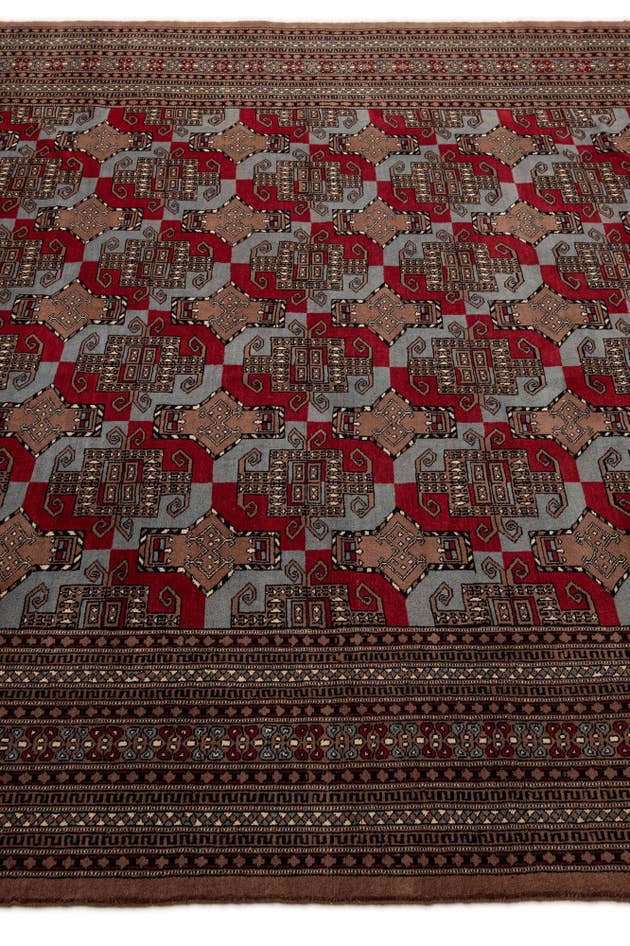 Detail image of 8' 3 x 10' 11 Hand Knotted Bokhara Wool Rug