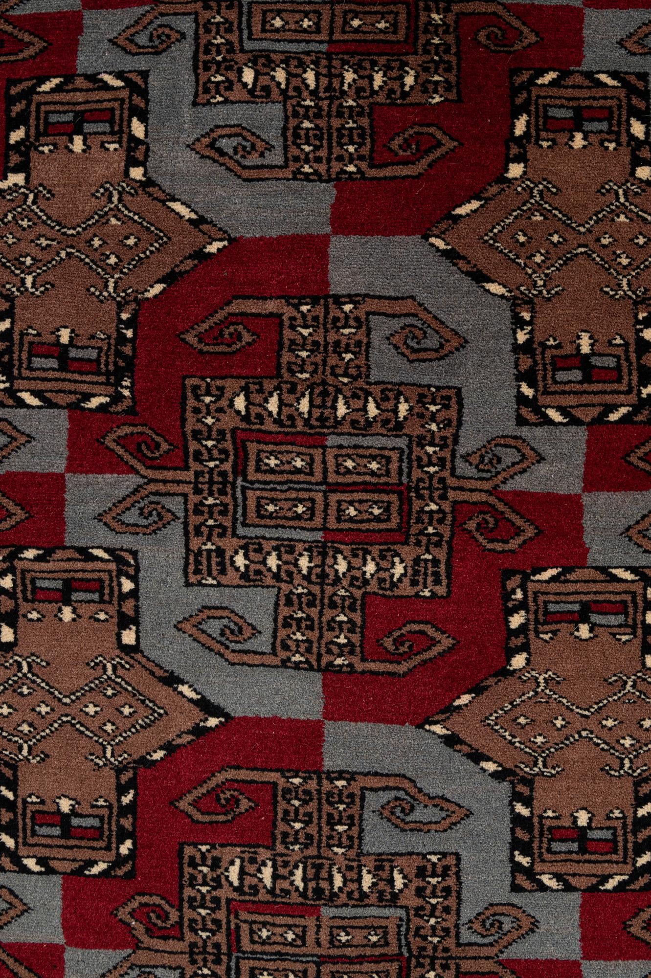 8' 3 x 10' 11 Hand Knotted Bokhara Wool Rug