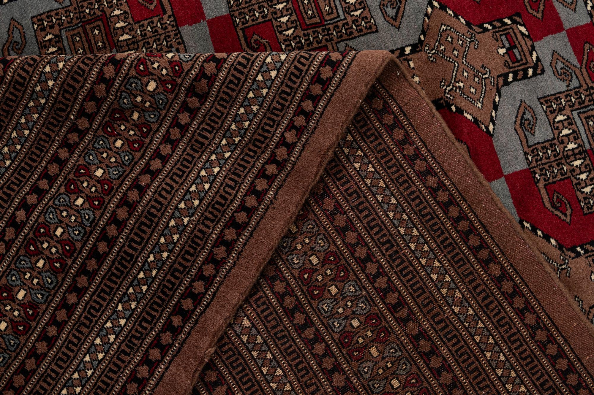 8' 3 x 10' 11 Hand Knotted Bokhara Wool Rug