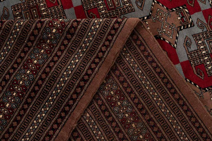 8' 3 x 10' 11 Hand Knotted Bokhara Wool Rug