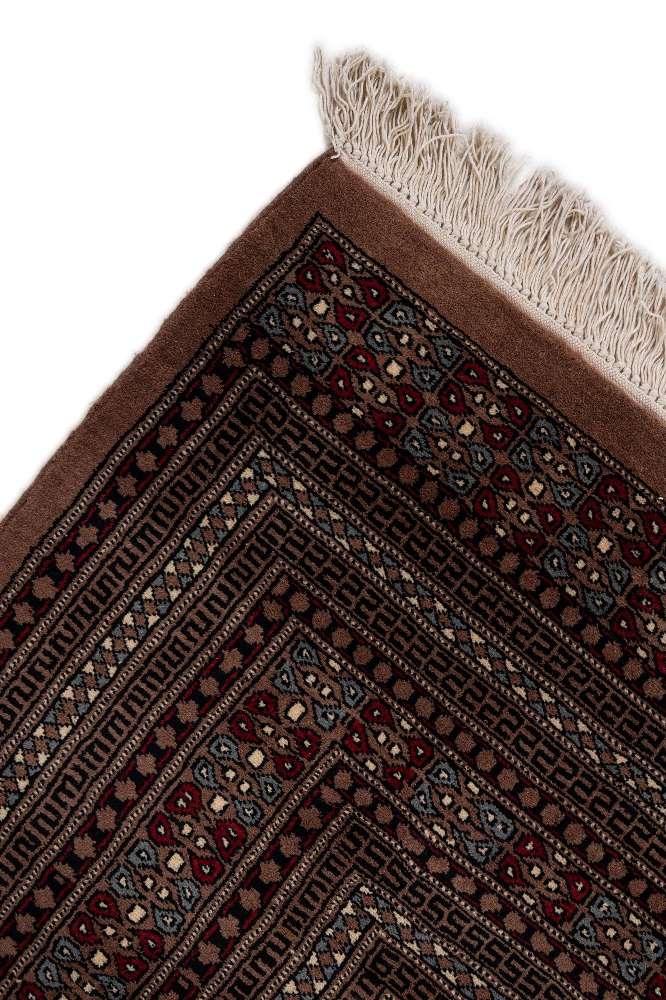8' 3 x 10' 11 Hand Knotted Bokhara Wool Rug