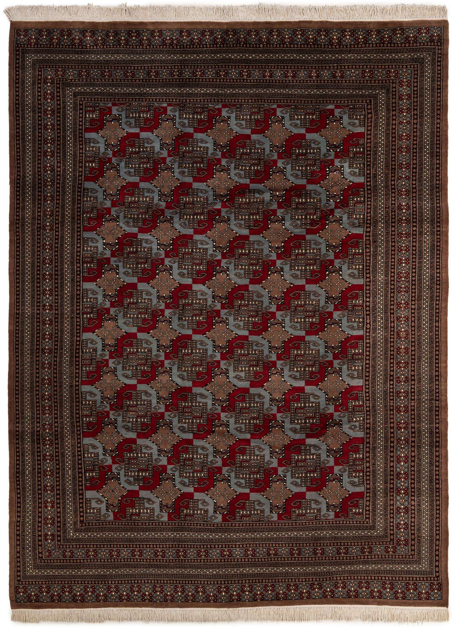 8' 3 x 10' 11 Hand Knotted Bokhara Wool Rug