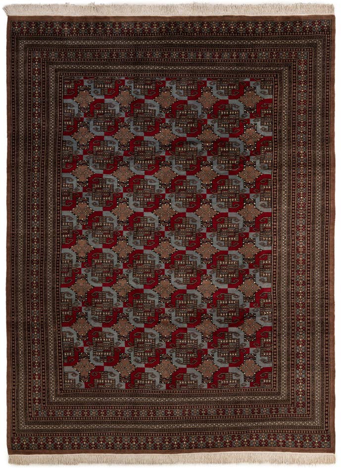 Detail image of 8' 3 x 10' 11 Hand Knotted Bokhara Wool Rug