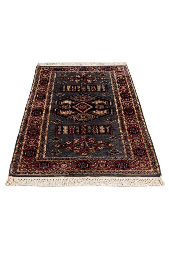 3' x 5' 1 Hand Knotted Bokhara Oriental Rug