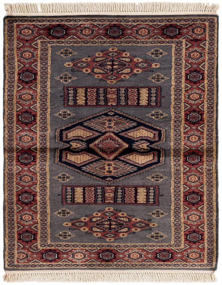 Detail image of 3' x 5' 1 Hand Knotted Bokhara Oriental Rug
