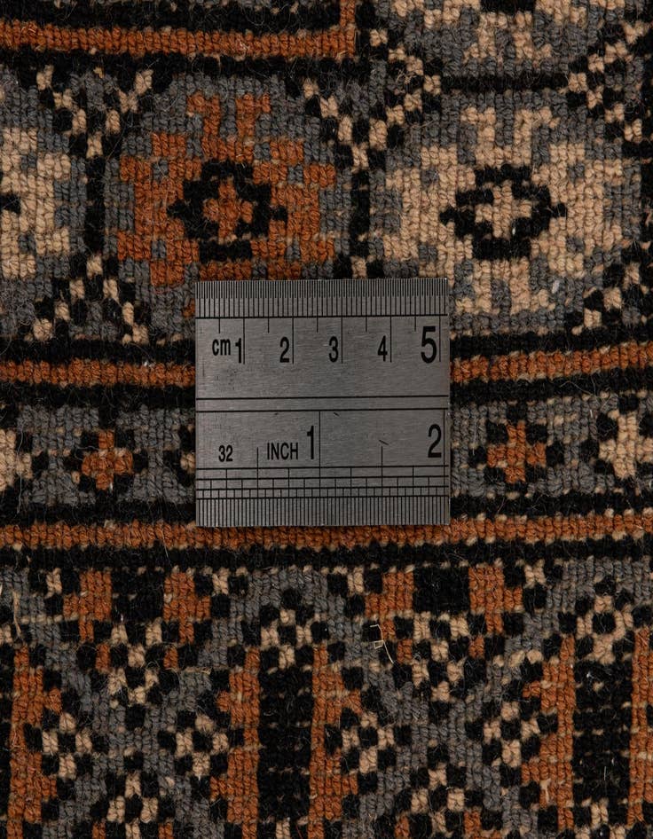 Detail image of 3' 2 x 5' 2  Hand Knotted Bokhara Oriental Wool Rug