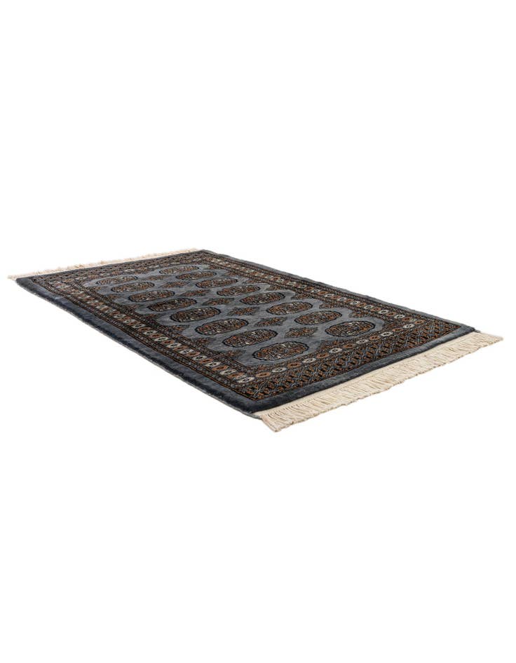 Detail image of 3' 2 x 5' 2  Hand Knotted Bokhara Oriental Wool Rug