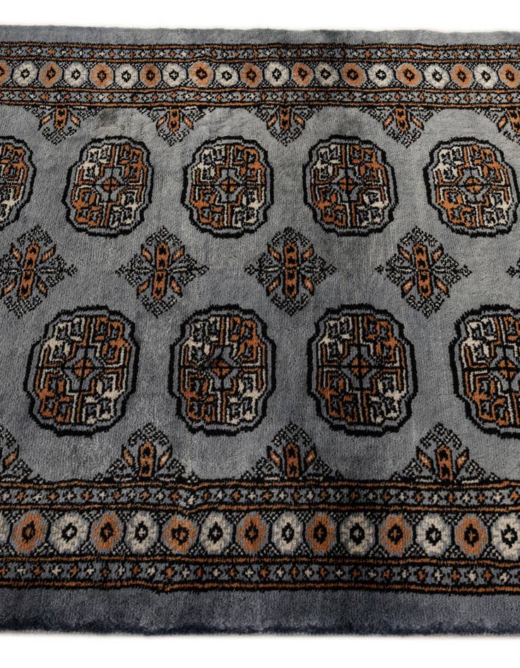 Detail image of 3' 2 x 5' 2  Hand Knotted Bokhara Oriental Wool Rug