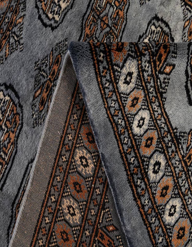 Detail image of 3' 2 x 5' 2  Hand Knotted Bokhara Oriental Wool Rug