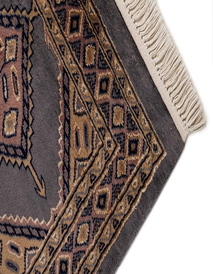 Detail image of 2' 8 x 4' 1  Hand Knotted Bokhara Oriental Rug