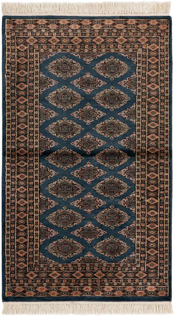 3' x 5' 2 Hand Knotted Bokhara Oriental Rug