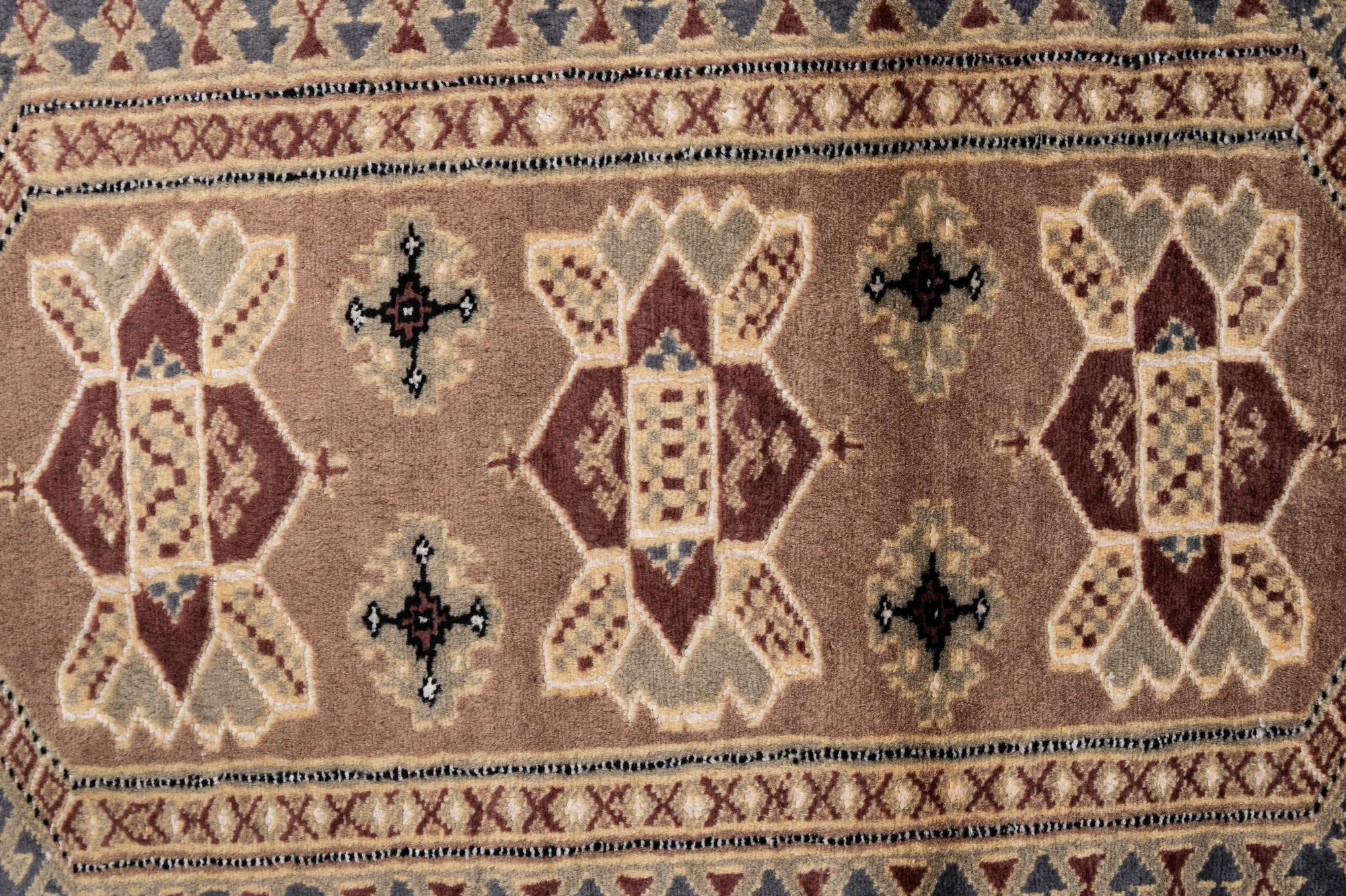 4' 2 x 5' 9 Hand Knotted Bokhara Oriental Rug