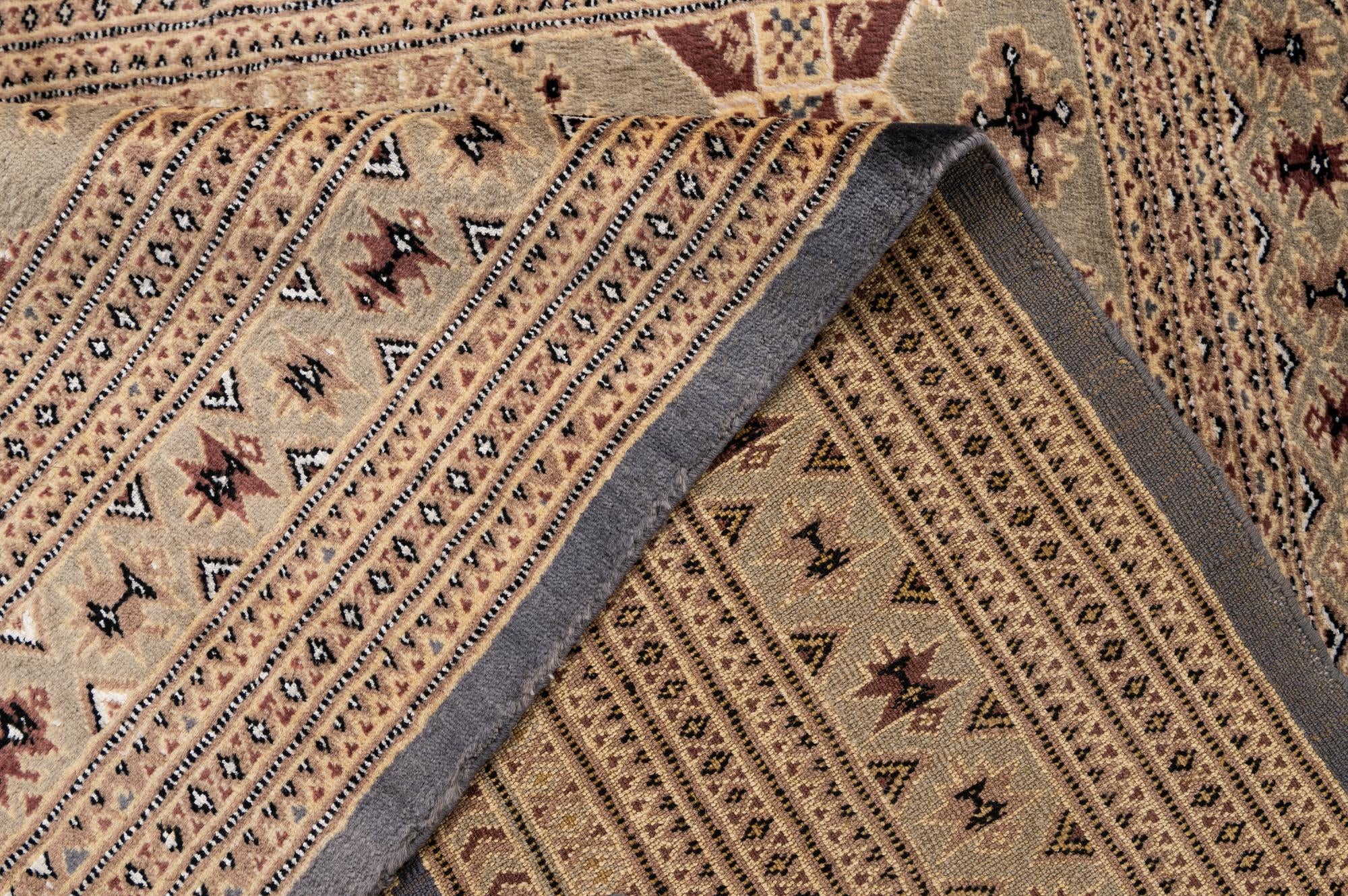 4' 2 x 5' 9 Hand Knotted Bokhara Oriental Rug