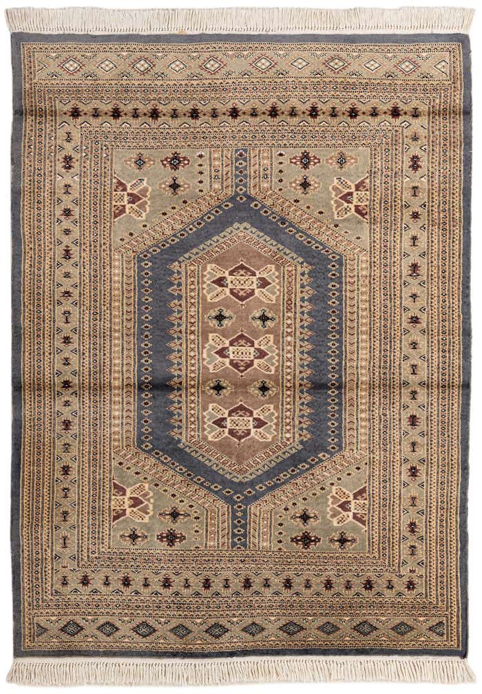 4' 2 x 5' 9 Hand Knotted Bokhara Oriental Rug