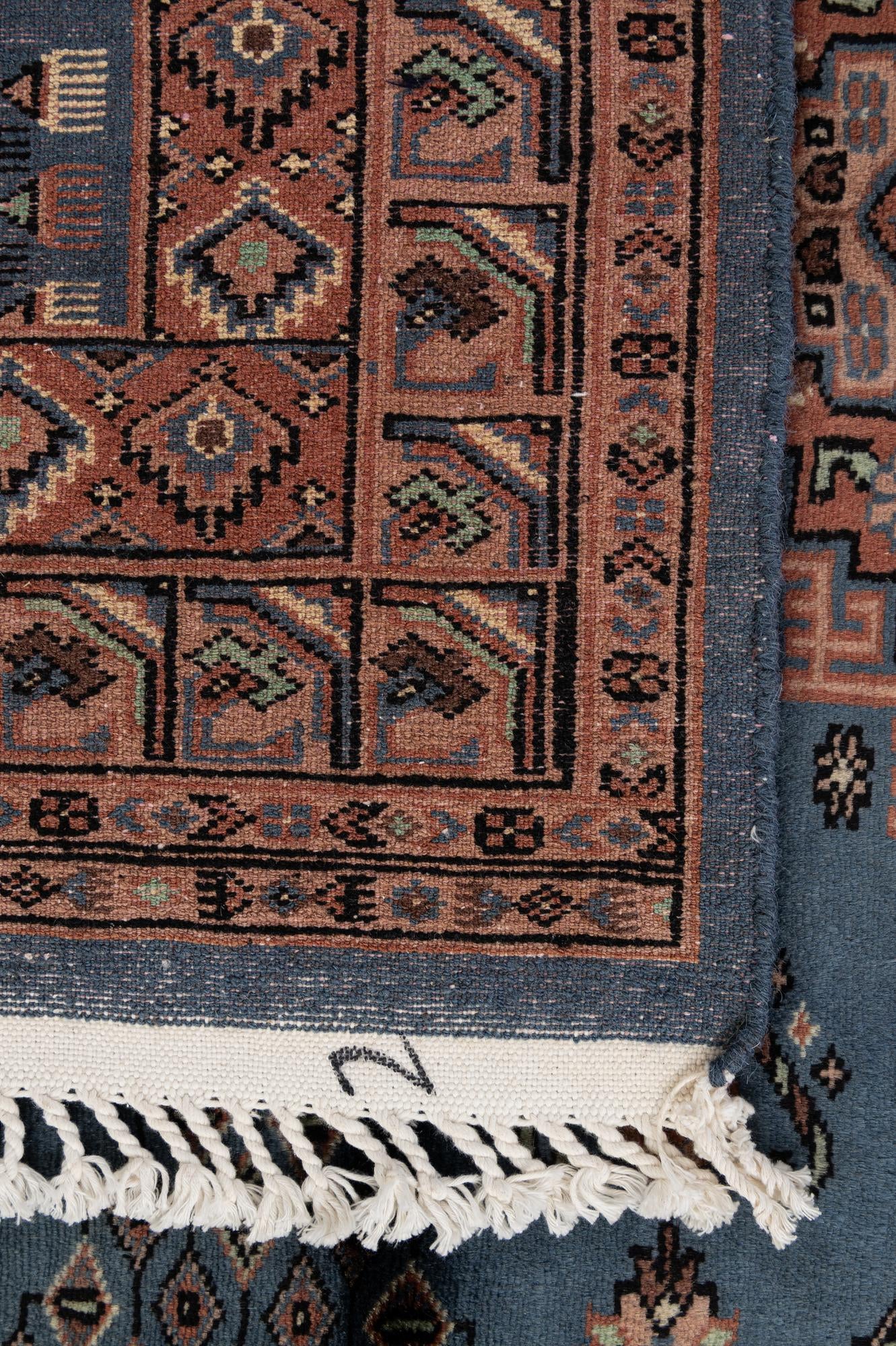 4' 2 x 6' 1 Hand Knotted Bokhara Oriental Wool Rug