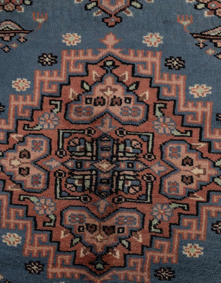 4' 2 x 6' 1 Hand Knotted Bokhara Oriental Wool Rug