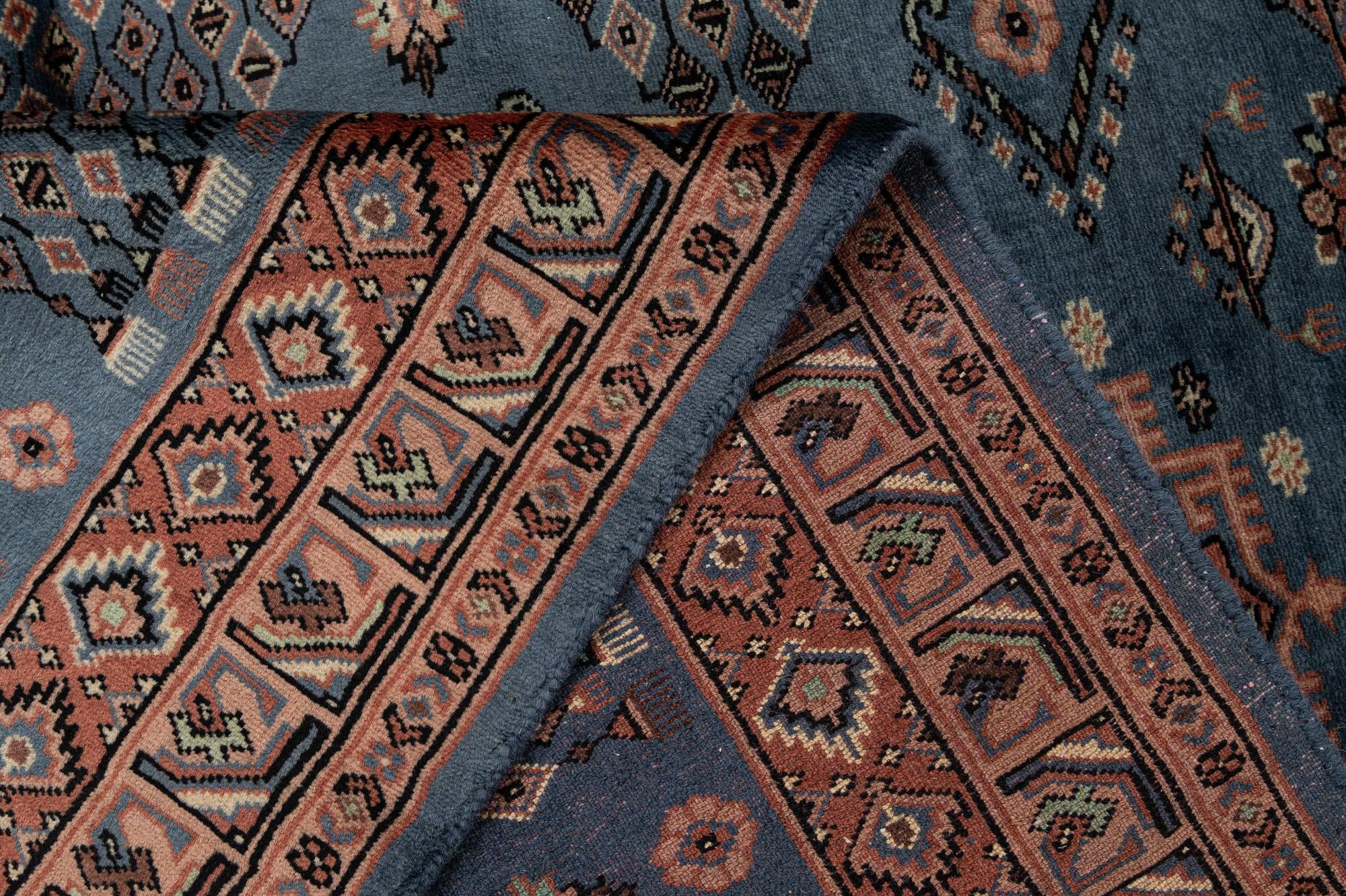 4' 2 x 6' 1 Hand Knotted Bokhara Oriental Wool Rug