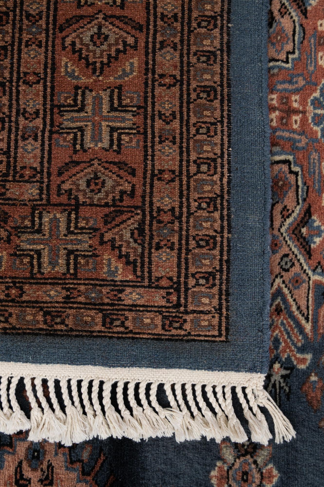 4' 2 x 5' 10 Hand Knotted Bokhara Oriental Wool Rug