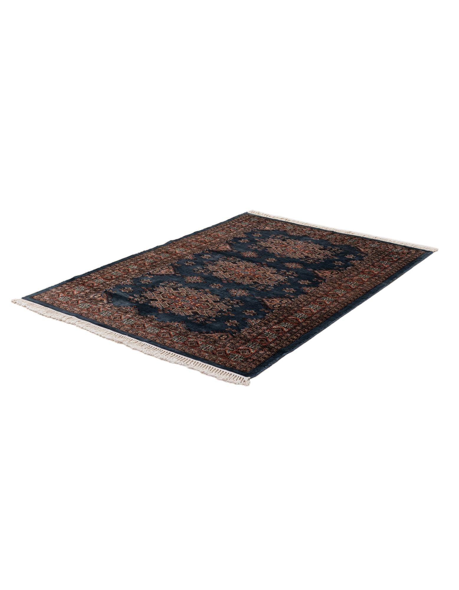 4' 2 x 5' 10 Hand Knotted Bokhara Oriental Wool Rug
