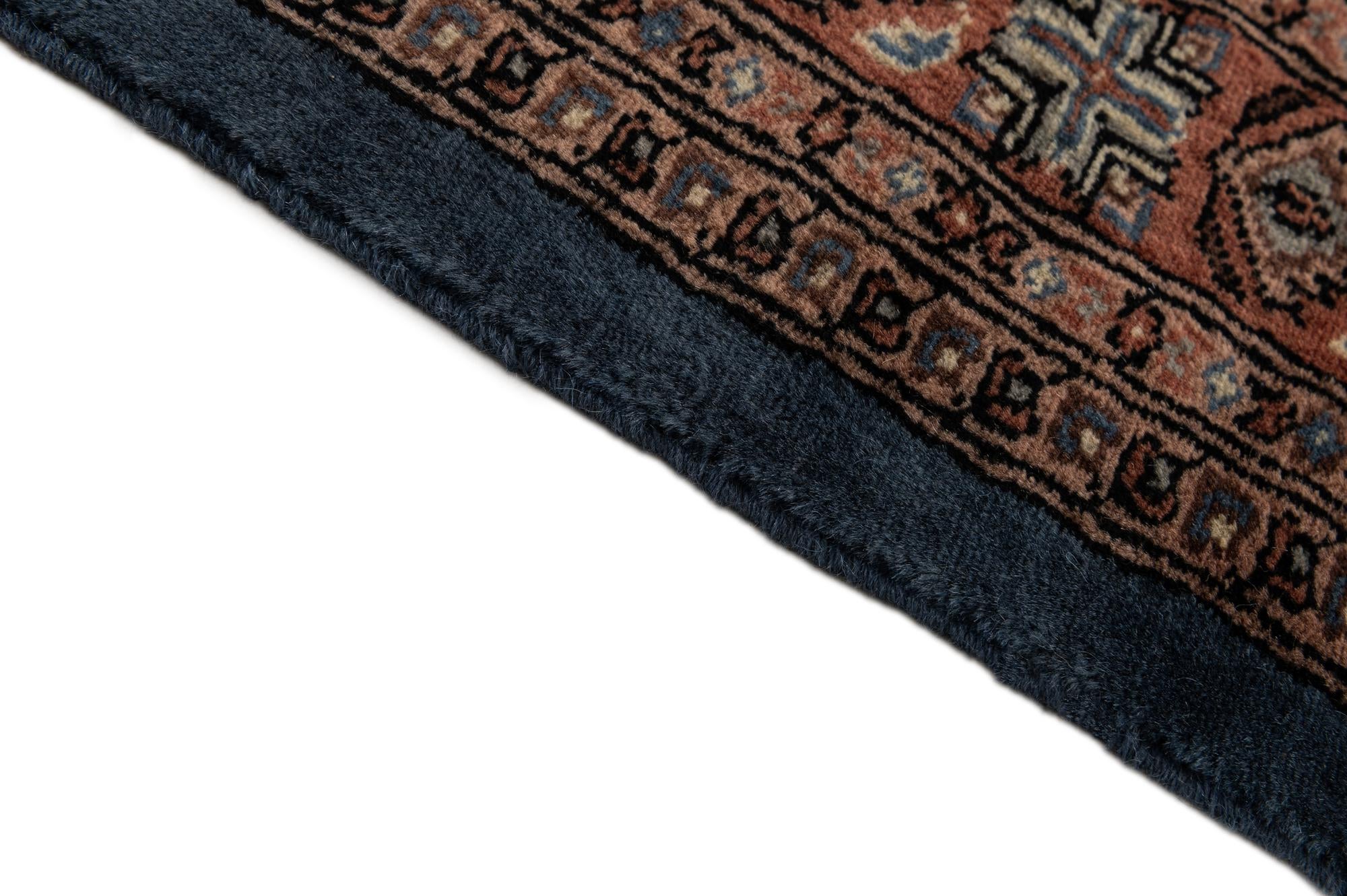 4' 2 x 5' 10 Hand Knotted Bokhara Oriental Wool Rug