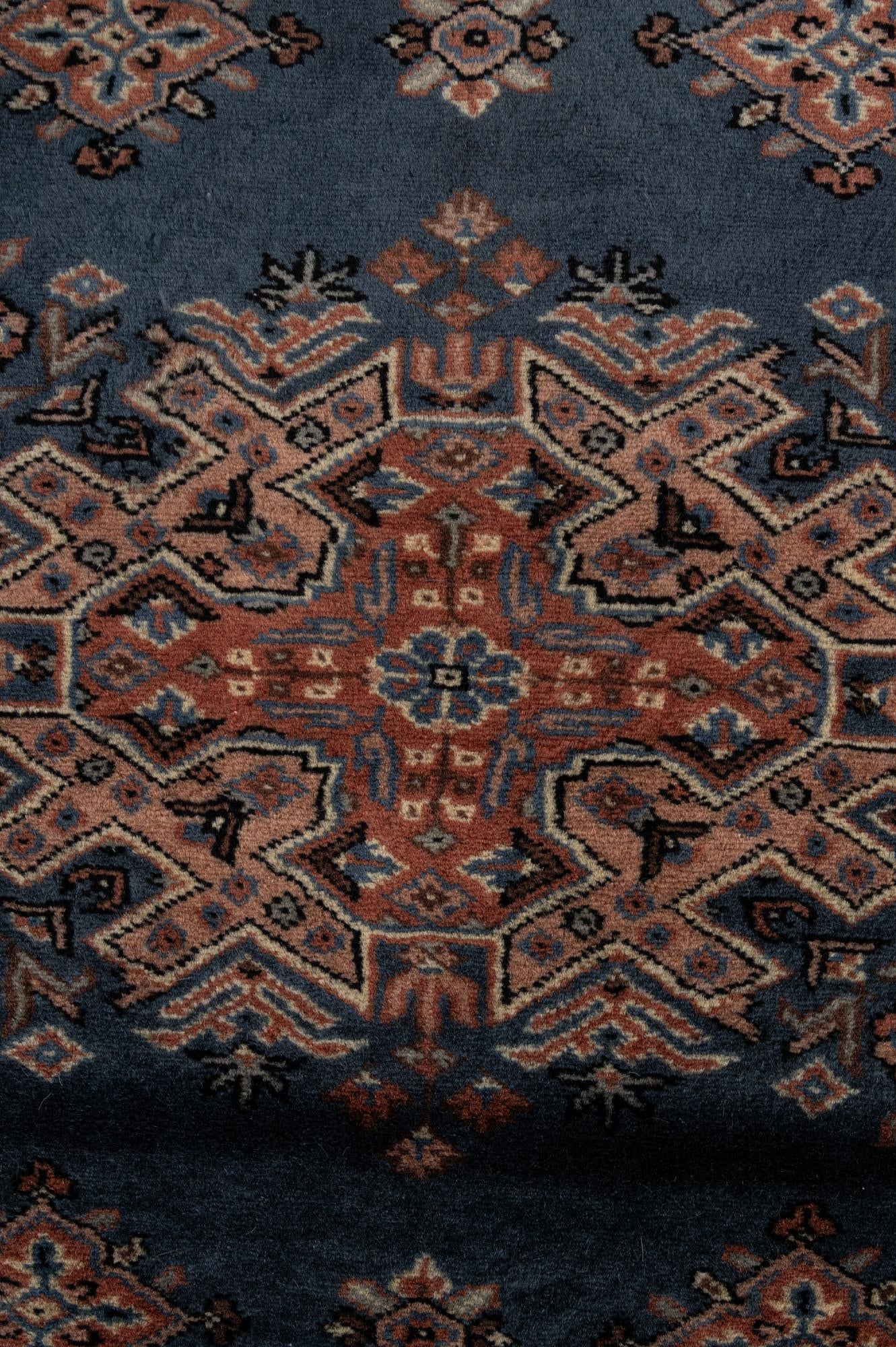 4' 2 x 5' 10 Hand Knotted Bokhara Oriental Wool Rug