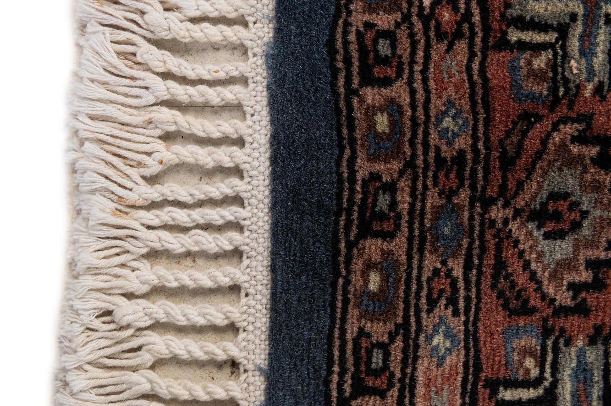 4' 2 x 5' 10 Hand Knotted Bokhara Oriental Wool Rug