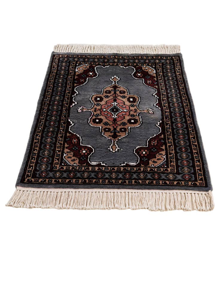 Detail image of 2' 2 x 2' 11 Hand Knotted Bokhara Oriental Rug