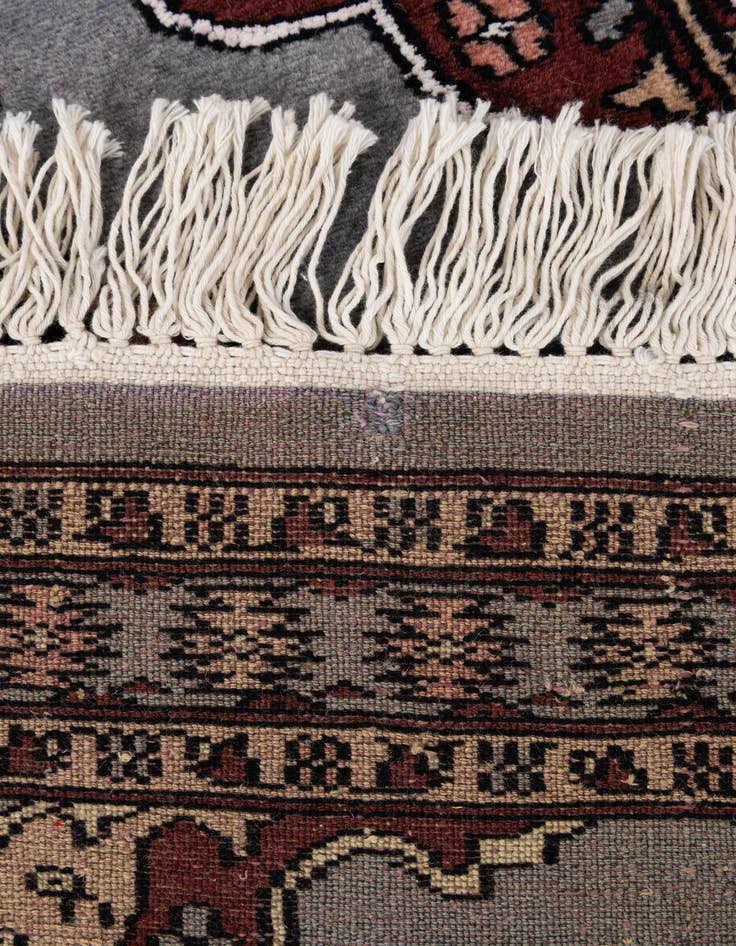 Detail image of 2' 2 x 2' 11  Hand Knotted Bokhara Oriental Rug