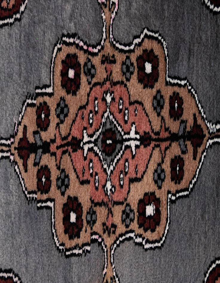 Detail image of 2' 2 x 2' 11  Hand Knotted Bokhara Oriental Rug