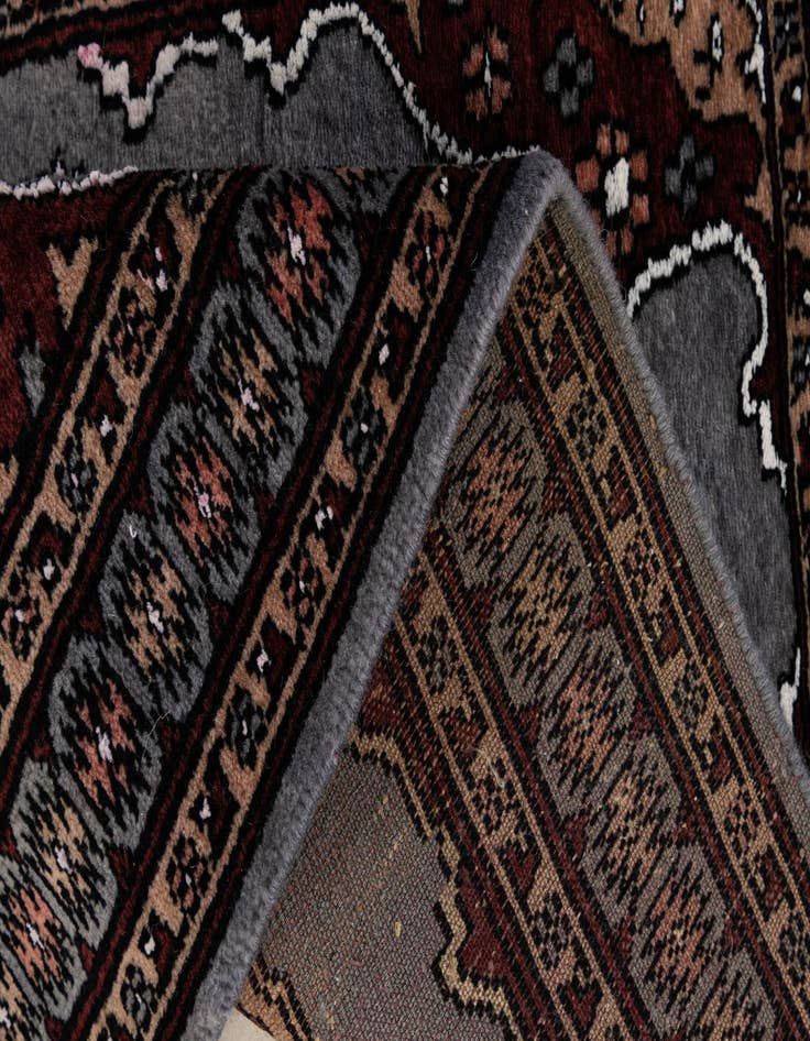Detail image of 2' 2 x 2' 11  Hand Knotted Bokhara Oriental Rug