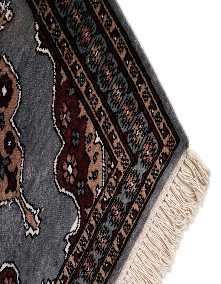 Detail image of 2' 2 x 2' 11  Hand Knotted Bokhara Oriental Rug