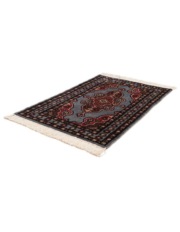 Detail image of 2' 2 x 3' 1  Hand Knotted Bokhara Oriental Wool Rug