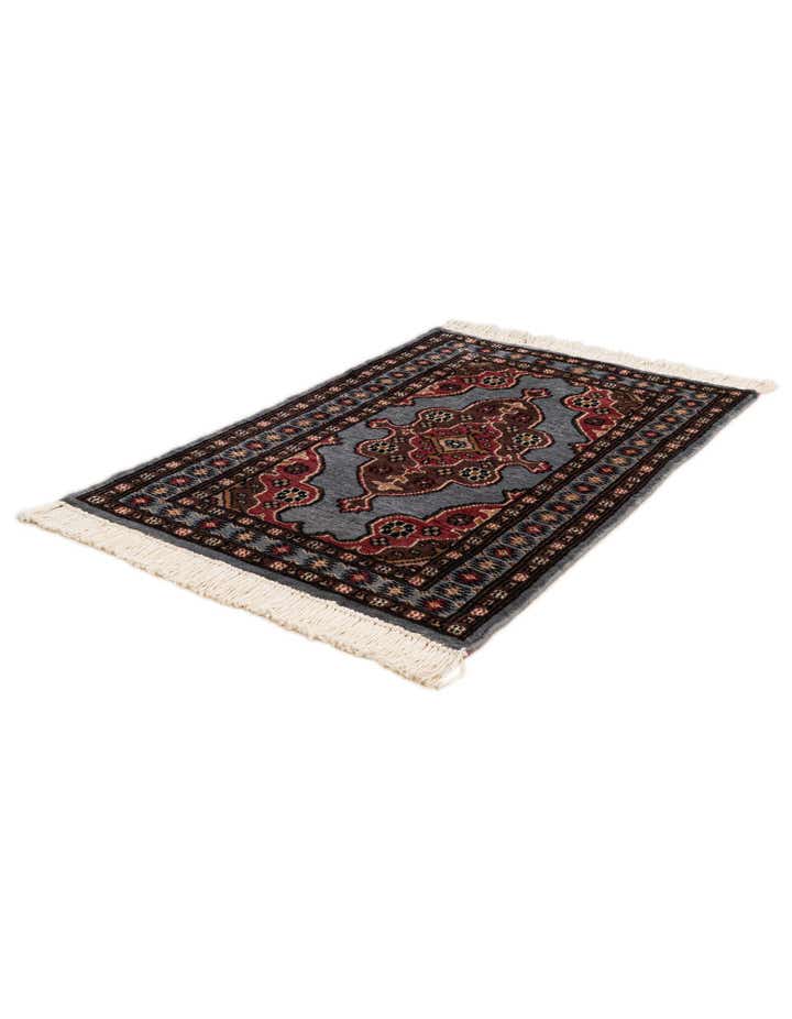2' 2 x 3' 1 Hand Knotted Bokhara Oriental Wool Rug