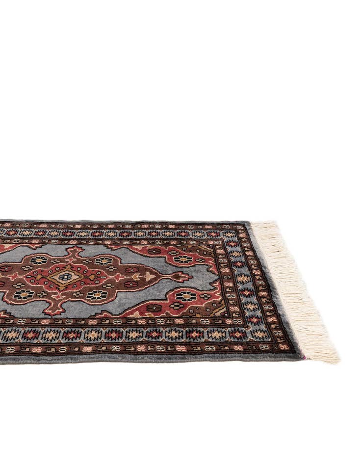 Detail image of 2' 2 x 3' 1  Hand Knotted Bokhara Oriental Wool Rug