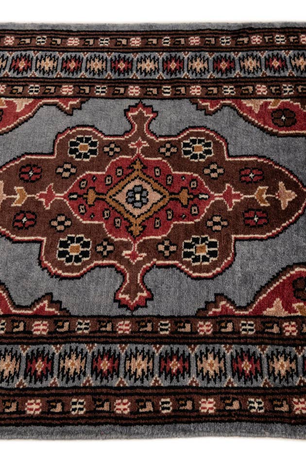 Detail image of 2' 2 x 3' 1 Hand Knotted Bokhara Oriental Wool Rug