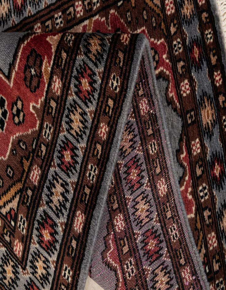 Detail image of 2' 2 x 3' 1  Hand Knotted Bokhara Oriental Wool Rug