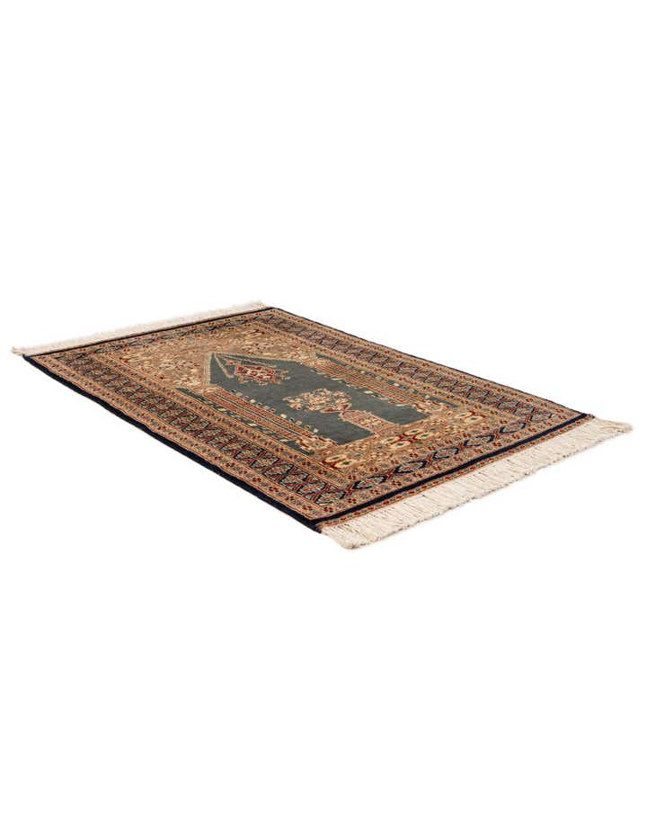 2' 9 x 4' 2 Hand Knotted Bokhara Oriental Wool Rug