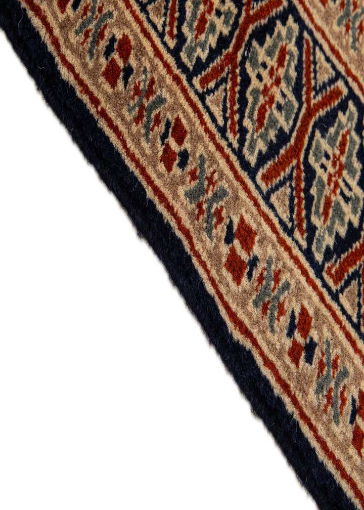 2' 9 x 4' 2 Hand Knotted Bokhara Oriental Wool Rug