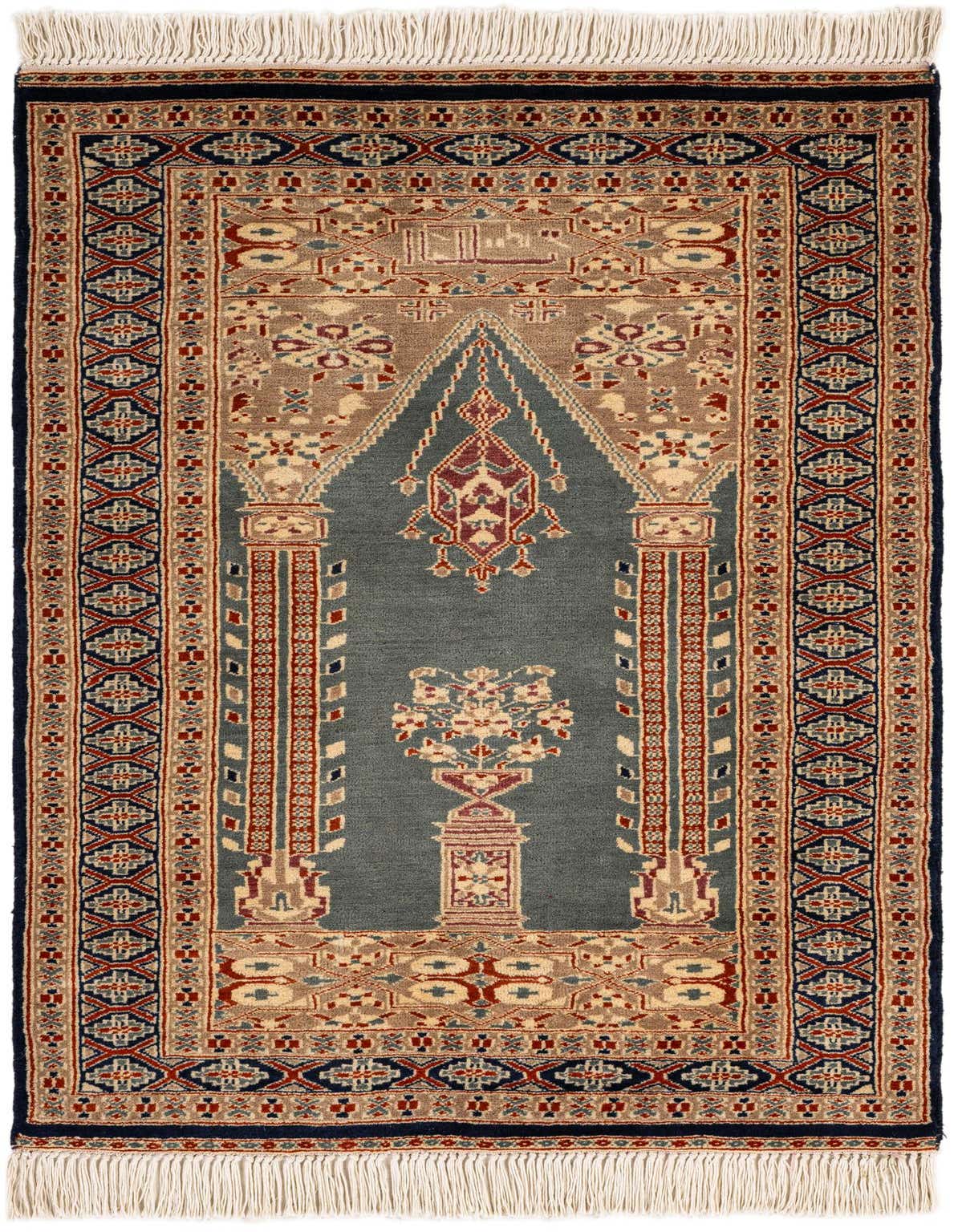 2' 9 x 4' 2 Hand Knotted Bokhara Oriental Wool Rug