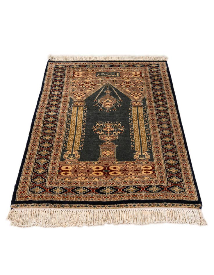 Detail image of 2' 8 x 4' 5 Hand Knotted Bokhara Oriental Wool Rug