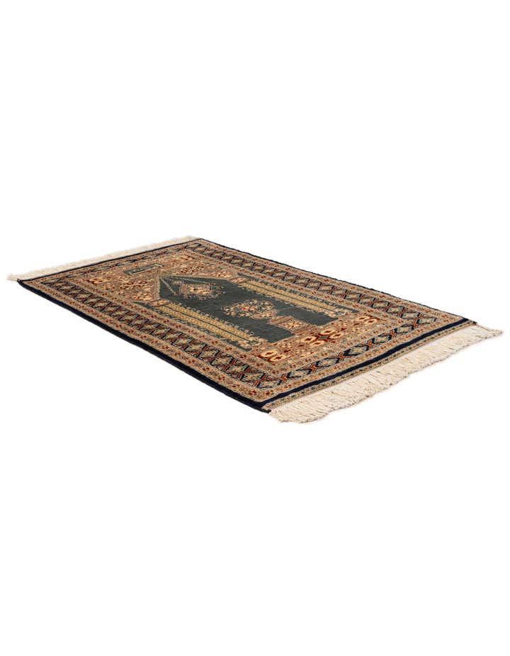 2' 8 x 4' 5 Hand Knotted Bokhara Oriental Wool Rug
