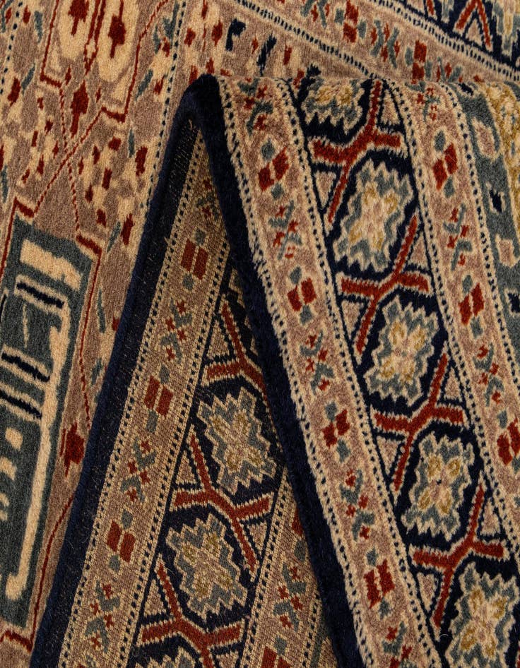 Detail image of 2' 8 x 4' 5  Hand Knotted Bokhara Oriental Wool Rug