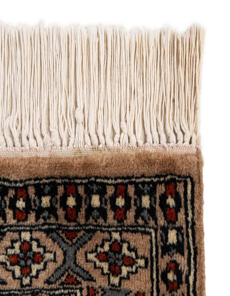 Detail image of 2' 9 x 4'  Hand Knotted Bokhara Wool Rug