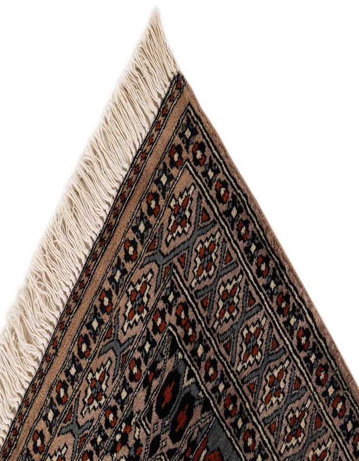 Detail image of 2' 9 x 4'  Hand Knotted Bokhara Wool Rug