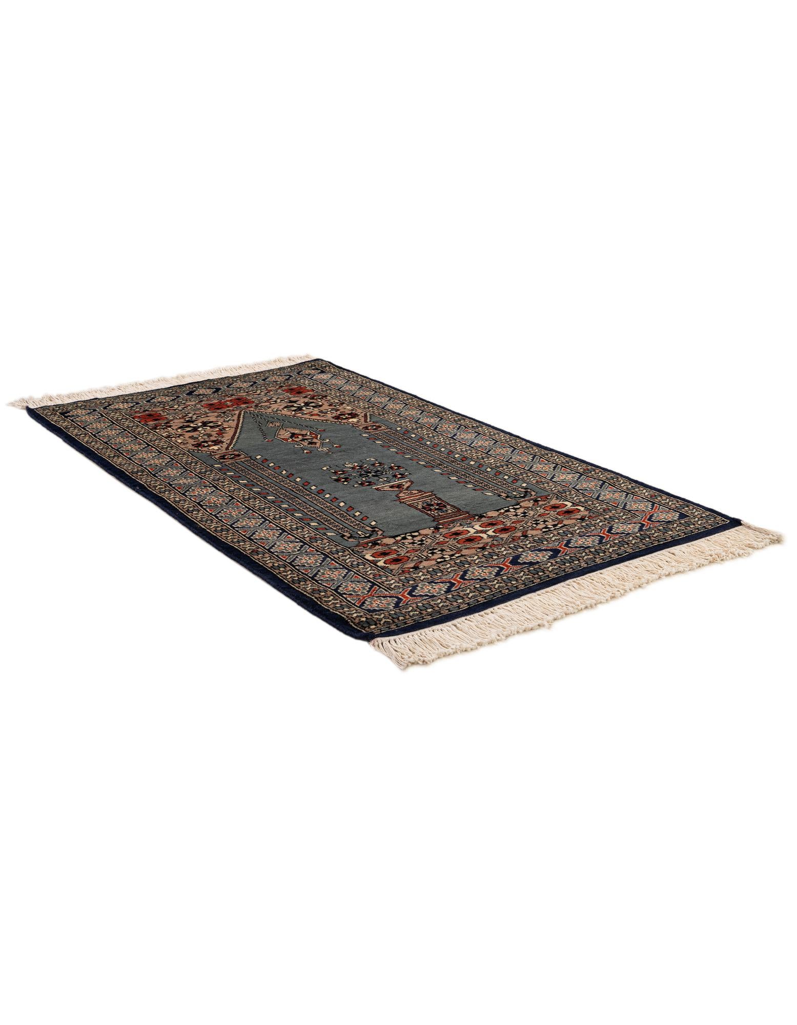 2' 9 x 4' 6 Hand Knotted Bokhara Oriental Wool Rug