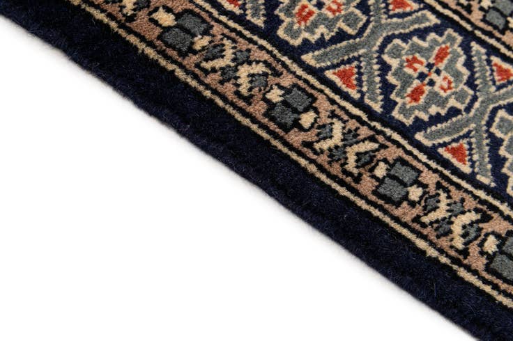 Detail image of 2' 9 x 4' 6 Hand Knotted Bokhara Oriental Wool Rug