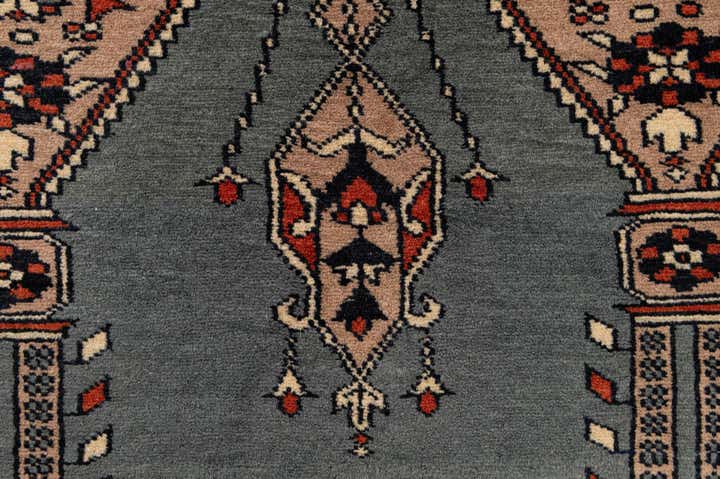 2' 9 x 4' 6 Hand Knotted Bokhara Oriental Wool Rug