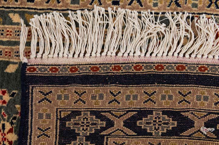 2' 7 x 4' 8 Hand Knotted Bokhara Oriental Wool Rug