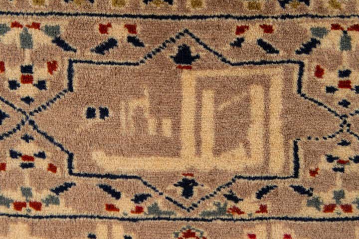 2' 7 x 4' 8 Hand Knotted Bokhara Oriental Wool Rug