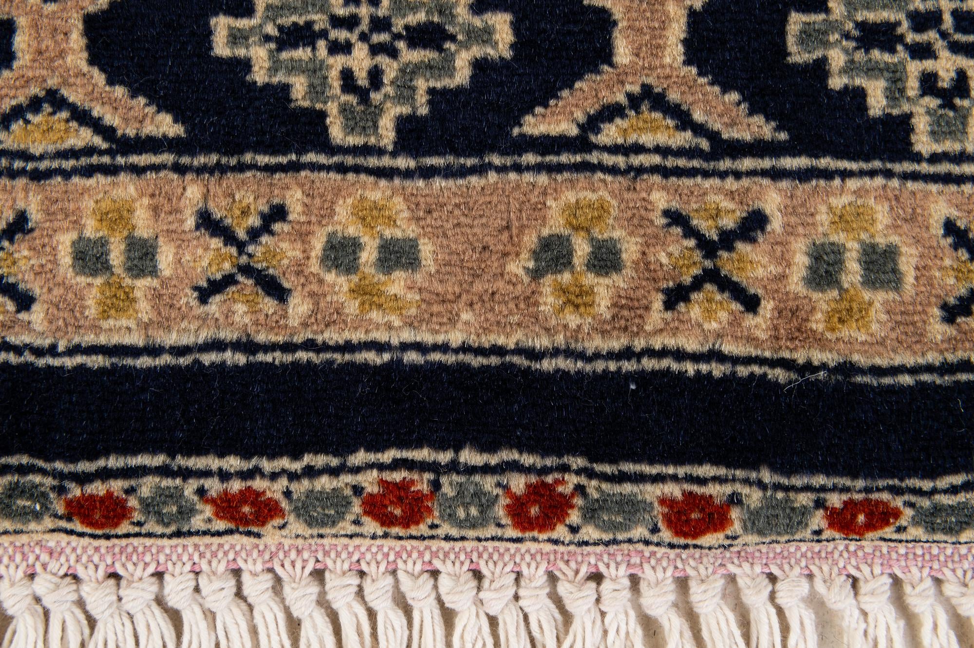 2' 7 x 4' 8 Hand Knotted Bokhara Oriental Wool Rug